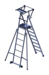 Escabeau pliant 7 marches avec stabilisateurs - Hauteur max. de travail 3.75m - PIRL7SD