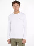 Tommy Hilfiger Stretch Slim Fit Long Sleeve T-Shirt, White