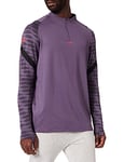 Nike Dry Strike 21 Dril Pull pour Homme, Homme, Sweater, CW5858, Raisin foncé/Noir/Noir/sirène, L