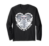 Polar Bears Are My Valentine Cute Polar Bear Valentines Day Long Sleeve T-Shirt