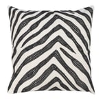 Hank Svart Zebra Kuddfodral 45x45 Redlunds