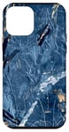 Coque pour iPhone 12 mini Bleu abstrait rayé peau de grenouille Ozark Timber Duck Camo