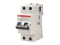 Abb Kombiafbryder C10a 1P+N Type A, 30 Ma, Brydeevne Icn 6 Ka/Icu 10 Ka, 230V Ac, 35 Mm Bulk Forpakning - Ingen Individuel Indpakning