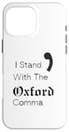 iPhone 16 Pro Max Oxford Comma Funny English Grammar Case