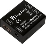 FeinTech VMR00200 HDMI 2.0 repeater répéteur amplificateur de signal (UHD 4K 60 Hz, HDR) Portée 50 m HDCP 2.2 noir