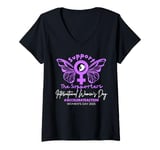 Womens Support The Supporter Accelerate Action Women Volunteer Crew V-Neck T-Shirt