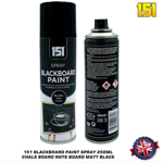 Blackboard Spray Paint Black Matt Finish For Chalk Board Note Quick Drying,250ml