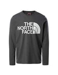 The North Face Men's Standard Ls Tee T-shirt pour homme , Gris, Large