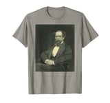 Vintage Portrait Retro Charles Dickens TShirt T-Shirt