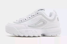 🔥 Women Fila Disruptor II Women ( UK Size 5.5 / US 8 / EUR 39 ) White Grey NEW