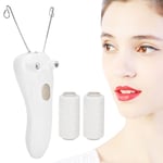 USB Charging Electric Cotton Thread Epilator Facial Body Hair Removal Machin LSO