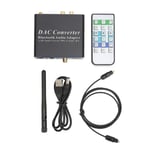 Convertisseur DAC professionnel Coaxial SPDIF entrée optique RCA sortie 3.5mm adaptateur Bluetooth DAC