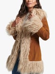 Superdry Faux Fur Lined Afghan Coat