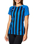 Nike W NK Dry STRP Dvsn III JSY SS T-Shirt Femme, Bleu Roi/Noir/Blanc, XS