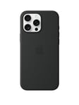 Apple Iphone 16 Pro Max Silicone Case With Magsafe - Black