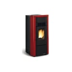 Poêle à granules canalisable Extraflame Giusy Plus Evo 2.0 7.5 kW Bordeaux