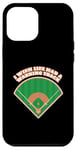 Coque pour iPhone 12 Pro Max J'aimerais que la vie ait une piste d'avertissement - Baseball drôle