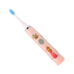 (Pink)Kids Electric Toothbrush Kids Battery Powered Toothbrush Easy Convenient