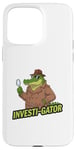 iPhone 15 Pro Max Kids Funny Investi-Gator Detective Pun Alligator Reptile Case