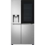 LG GSXE90BSAD InstaView American Style Smart Fridge Freezer - Brushed Steel