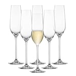 Schott Zwiesel 112494 Verre à Champagne, Verre, Transparent, 6 unités