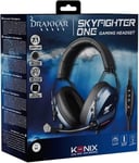 Casque PRO gaming filaire Pliable Skyfighter One 7.1 ( PC) (LED) ( USB ) Neuf