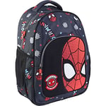 CERDÁ LIFE'S LITTLE MOMENTS Spider-Man Sacs à Dos Garçon de Spiderman avec Poche Avant et Filet Latéral | Collection Scolaire-Licence Officielle Disney, 2100003822, Multicolore, 42x32x15 cm