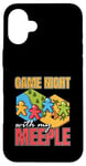 iPhone 16 Plus Board Game Lover Tabletop Game Night With My Meeple Case