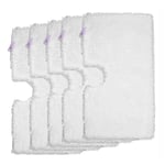 5 Pack Microfiber Steam  Mop Pads Compatible for  Rectangle Mop Head2519