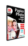 Matt Photo Paper - 50 Sheets A4 200gsm Personalised Double Sided Quick Dry 2880dpi Laser Compatible - White Micro Application