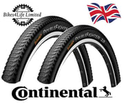 1 x Continental Double Fighter III Mountain Bike Rigid Tyre in Black 26 x 1.9