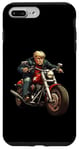 iPhone 7 Plus/8 Plus Motorcycle American Bike Cool Biker Trump Rider Cruiser Motorcycle Illustration No8 Case