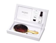 Setti BALMAIN SET Golden Boar Hair Spa -harja + hiusseerumi 20ml + hoitoaine 50ml