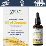 190 mg Oregano Oil-164 mg Carvacrol per Serving-4 Drops Daily. 100%