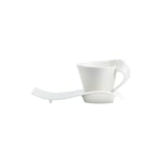 Café au lait -kuppi aluslautasella Villeroy &amp; Boch NewWave, 400 ml