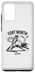 Coque pour Galaxy S20+ Rodéo de Fort Worth, Texas, Bull Rider, Steer Wrangler Cowboy