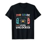 Kids Game Gaming 2nd Grade Level Unlocked First Day Boys T-Shirt