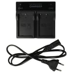 Chargeur double pour Olympus E-410 E-600 E-620 E-450 E-400 E-420 4.2/8.4V 114,5