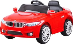 Jokomisiada Bmw Electric Car + Car Keys + Remote Control - Red