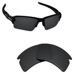 Hawkry Anti-Salt Water Stealth Black Replacement Lenses for-Oakley Flak 2.0 XL