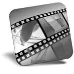 Awesome Fridge Magnet bw - Science Film Reel Camera Fun  #39461