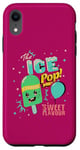 Coque pour iPhone XR Crème glacée Popsicle Ice Pop Paradise Retro Vintage