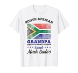 South Africa Flag Fathers Day South African Grandpa T-Shirt