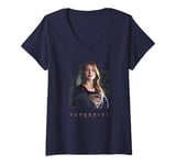 Womens Supergirl: TV Series Stand Tall V-Neck T-Shirt