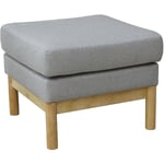 Holly Tabouret Banc Entrée Repose-pieds Coiffeuse Chaise gris - Svita