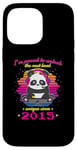 Coque pour iPhone 14 Pro Max Né en 2015 Anniversaire Fun Panda Gaming Unlock The Next Level