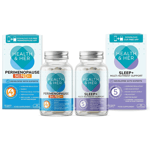 Health & Her Perimenopause Tablets for Women - Day & Night Bundle - Supplements