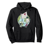 Invader Zim Earth Day I Heart Earth Sign Pullover Hoodie