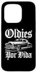 Coque pour iPhone 15 Pro Oldies Por Vida Vintage Lowrider Voiture Mexicaine Chicano Cholo