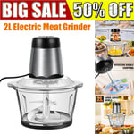 Mini Food Chopper Electric Processor Blender Glass Mixer Garlic Spices Grinder